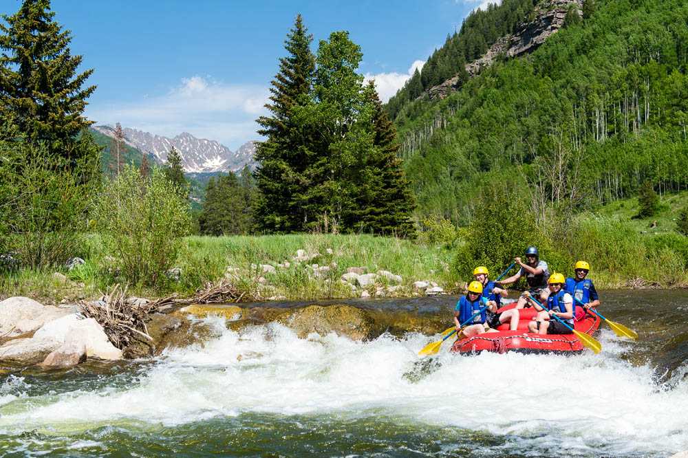 Rafting in Vail, CO.
