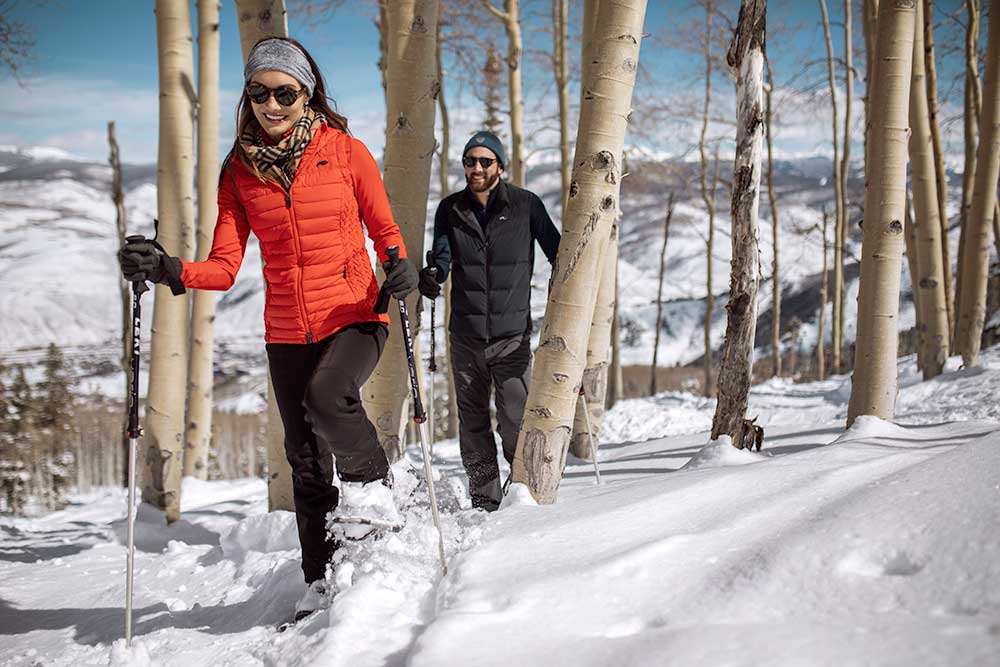 Beaver Creek Snowshoe couple